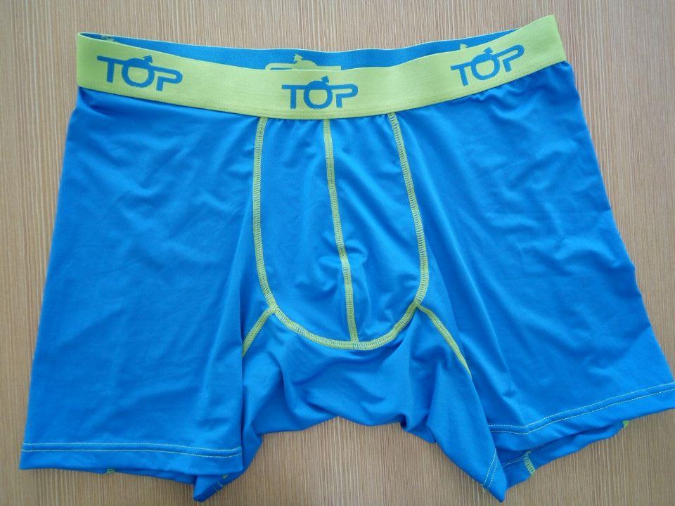 Polyester plain color men's boxers