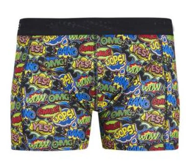 الطباعة الملونة تنفس الملابس الداخلية للرجال