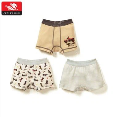 القطن الاطفال الملابس الداخلية الكرتون ثونغ الأولاد الملابس الداخلية